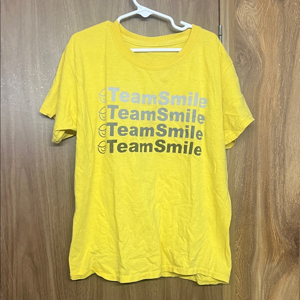 TeamSmile Cheerful Yellow Kids Short Sleeve Tee